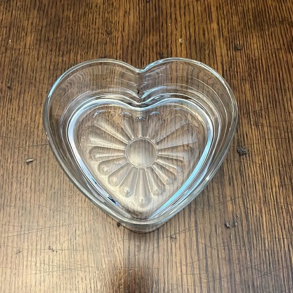 Valentine's Day Heart Shaped Glass‎ Bowl | Brand New